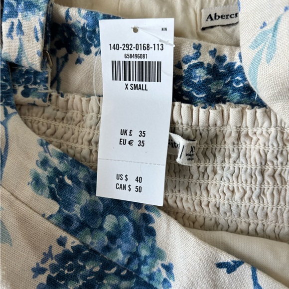 Abercrombie & Fitch floral matching set - Picture 4 of 4